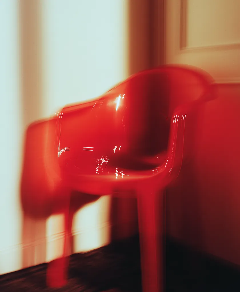 Red Chair Abstract Art (1) 1